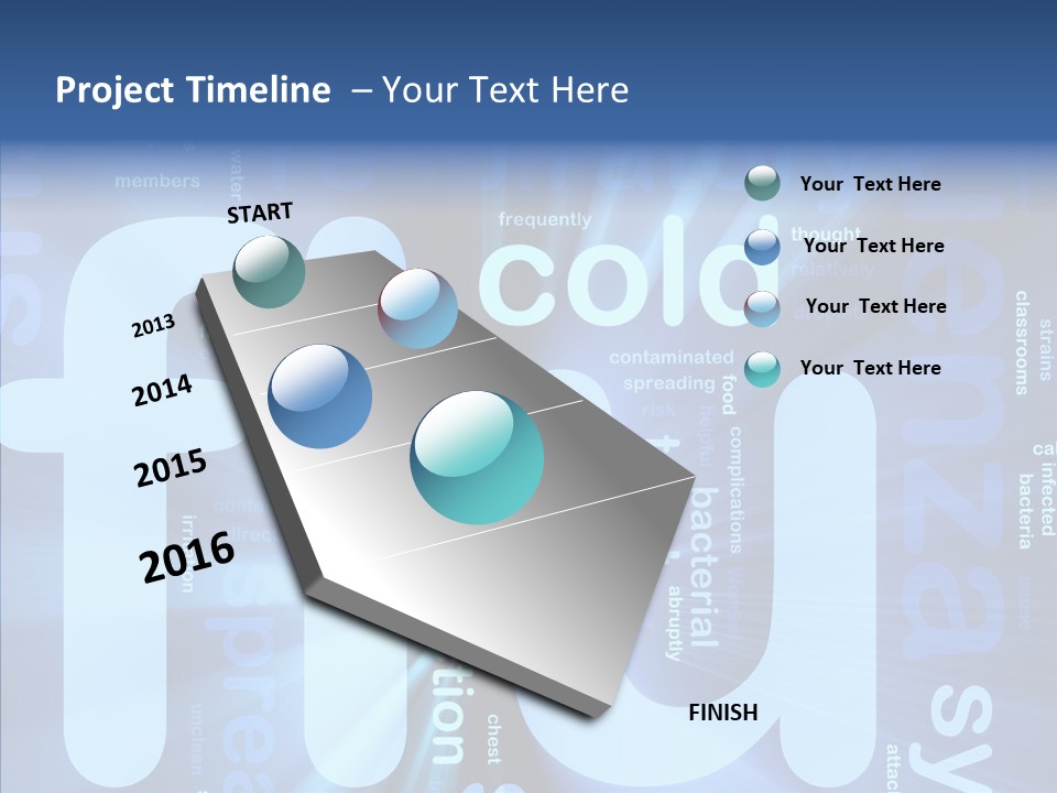 Helping Hand White Human PowerPoint Template