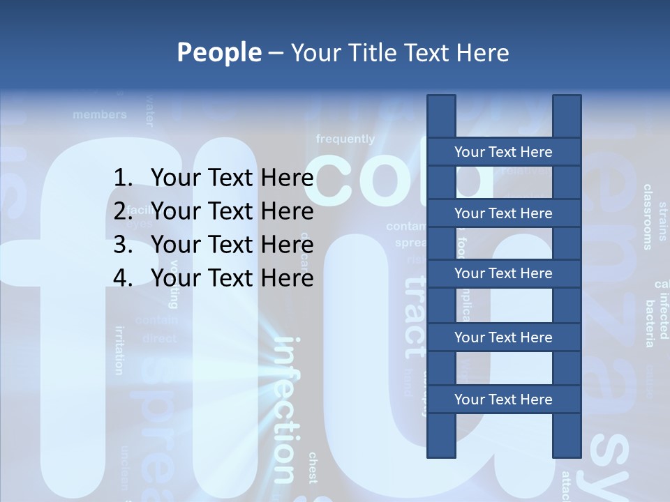 Helping Hand White Human PowerPoint Template