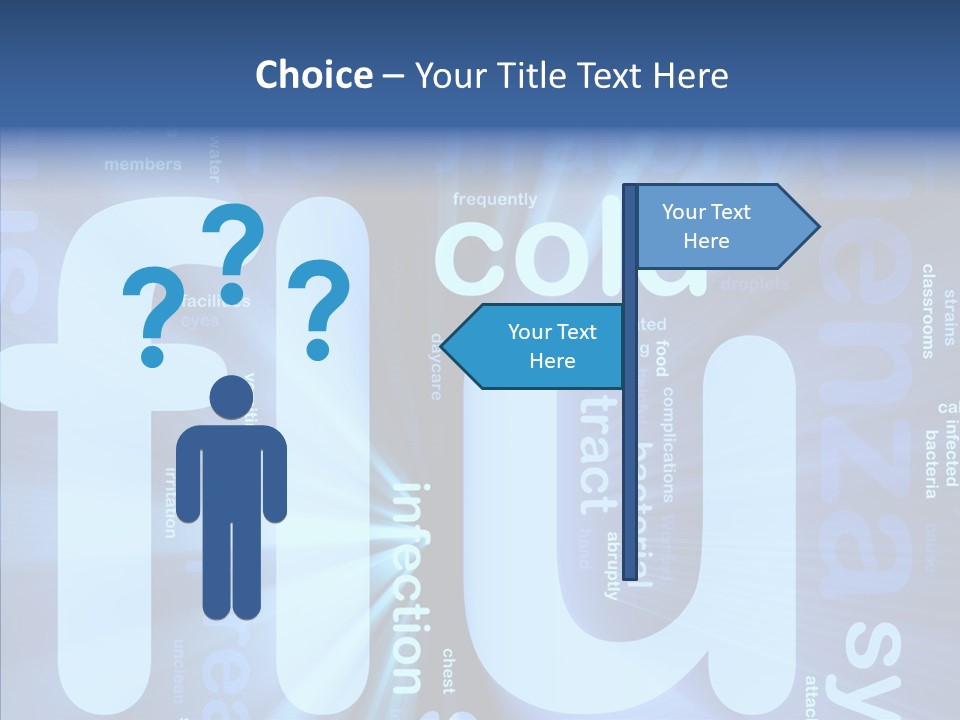 Helping Hand White Human PowerPoint Template
