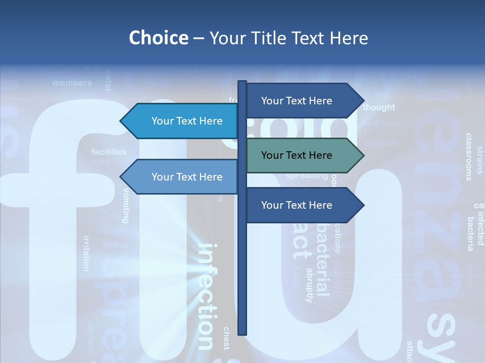 Helping Hand White Human PowerPoint Template