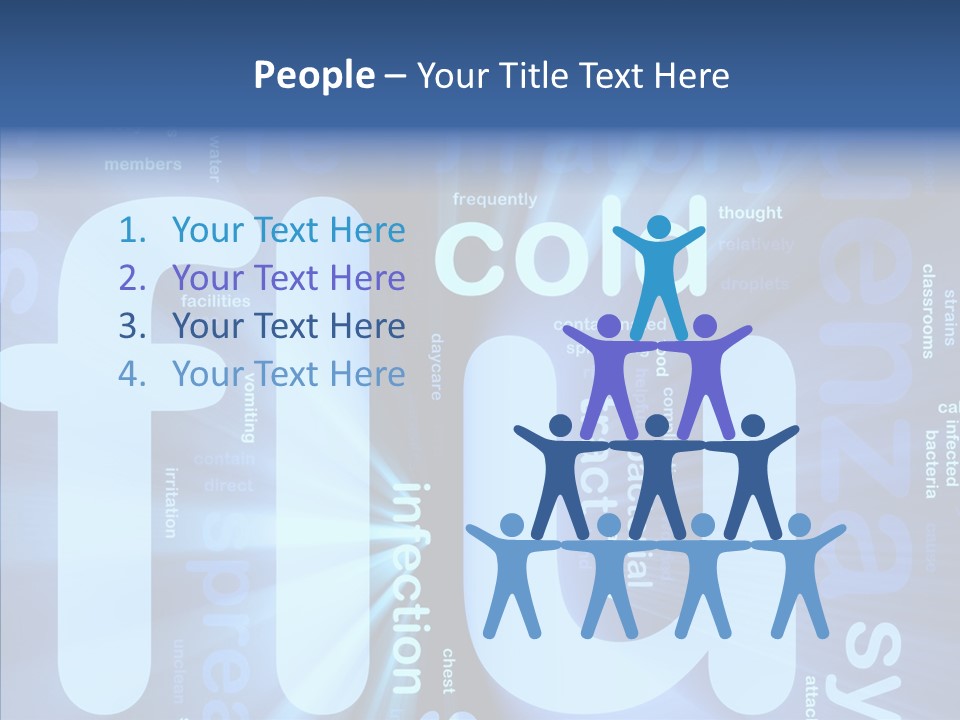 Helping Hand White Human PowerPoint Template