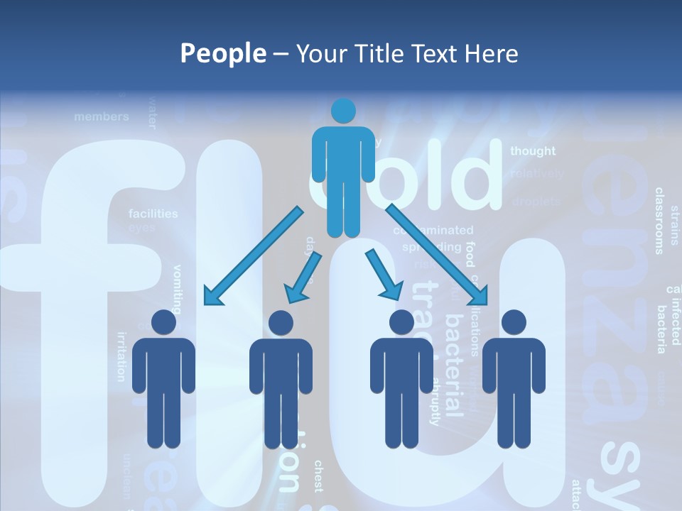 Helping Hand White Human PowerPoint Template