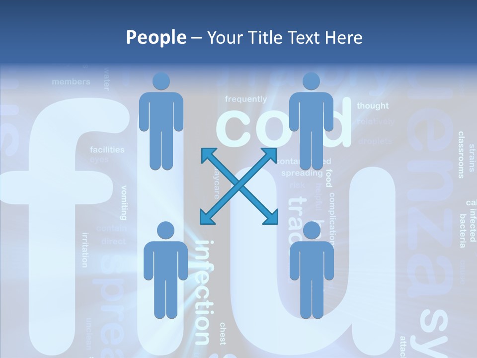 Helping Hand White Human PowerPoint Template