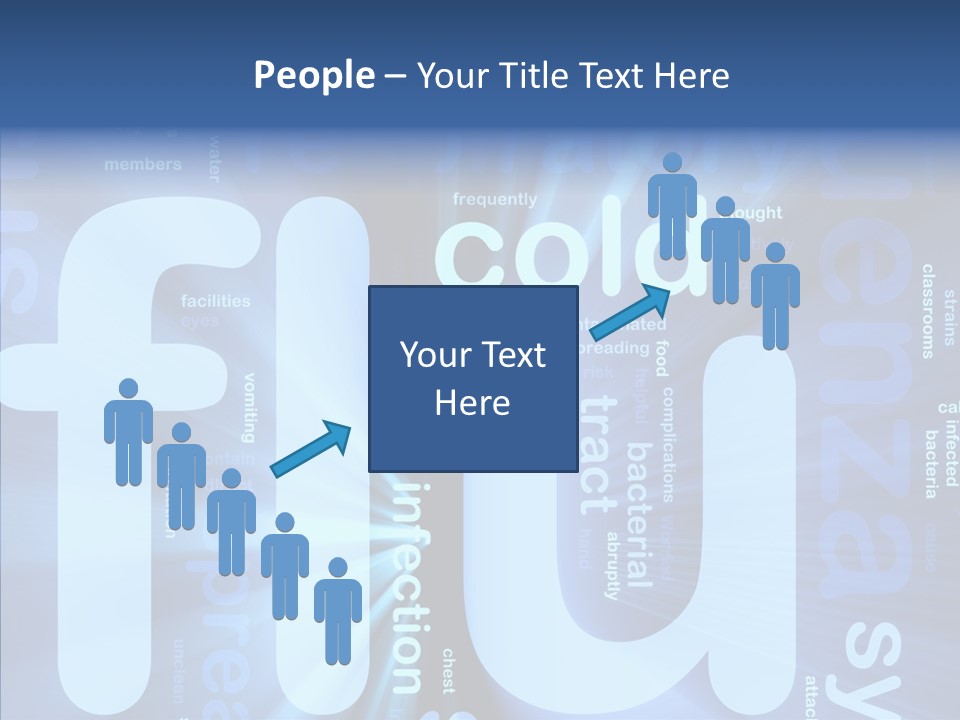 Helping Hand White Human PowerPoint Template
