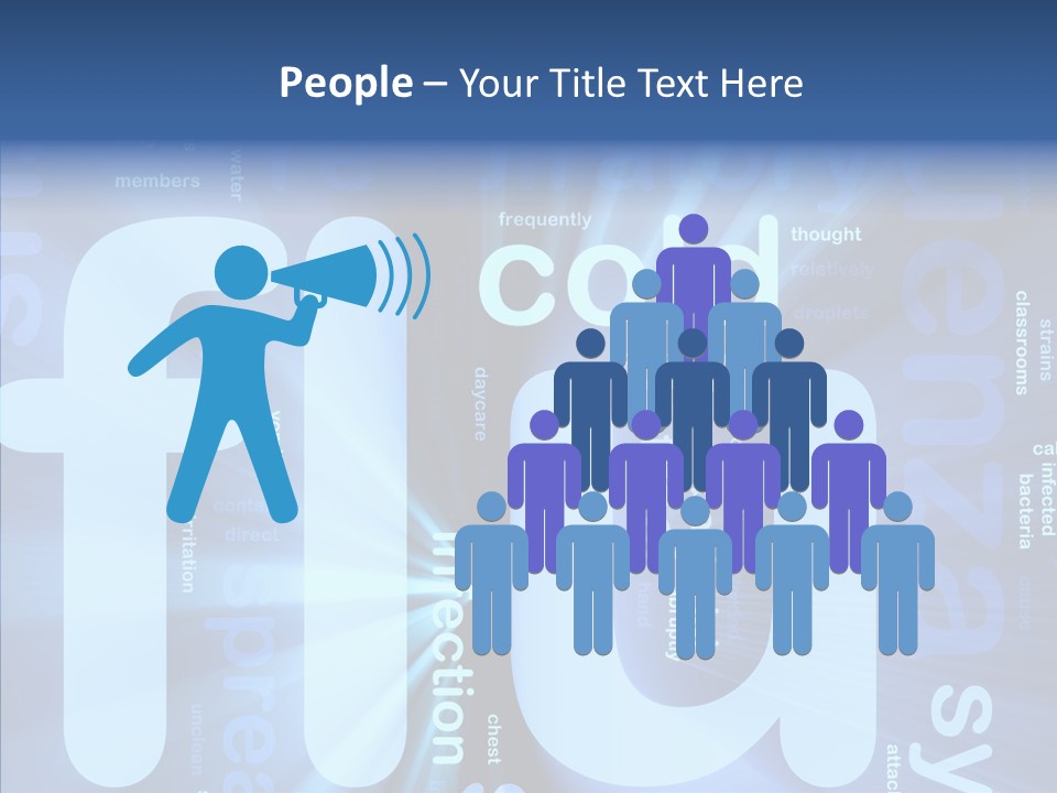 Helping Hand White Human PowerPoint Template