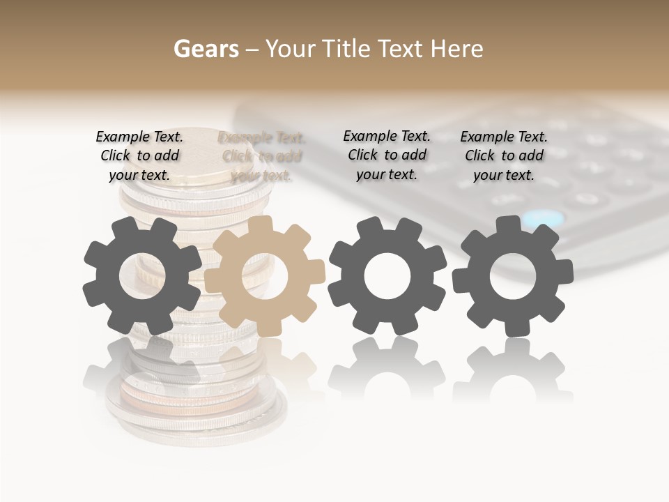 Touching Caregiver Close Up PowerPoint Template