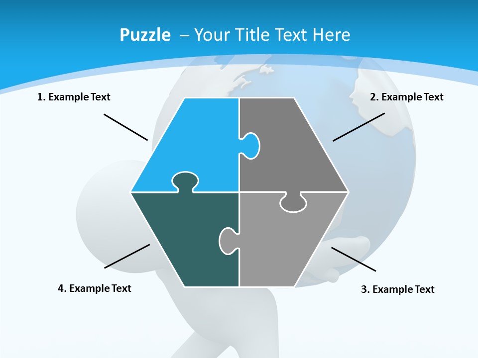 Senior  Finger Close Up PowerPoint Template