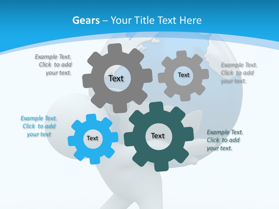 Senior  Finger Close Up PowerPoint Template