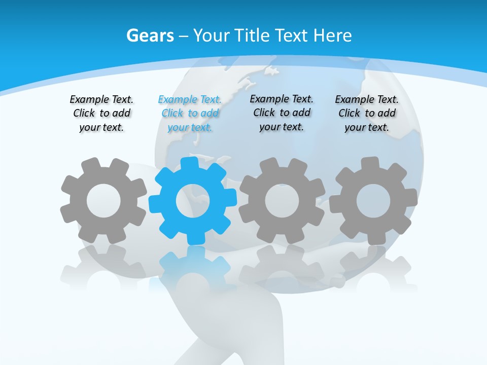 Senior  Finger Close Up PowerPoint Template