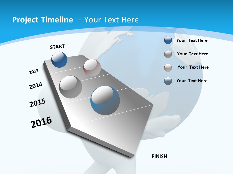 Senior  Finger Close Up PowerPoint Template