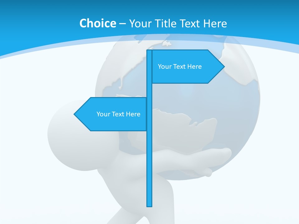 Senior  Finger Close Up PowerPoint Template
