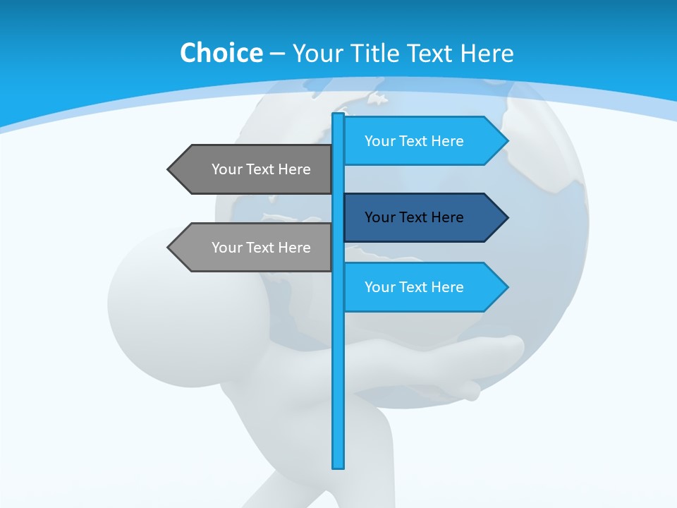 Senior  Finger Close Up PowerPoint Template