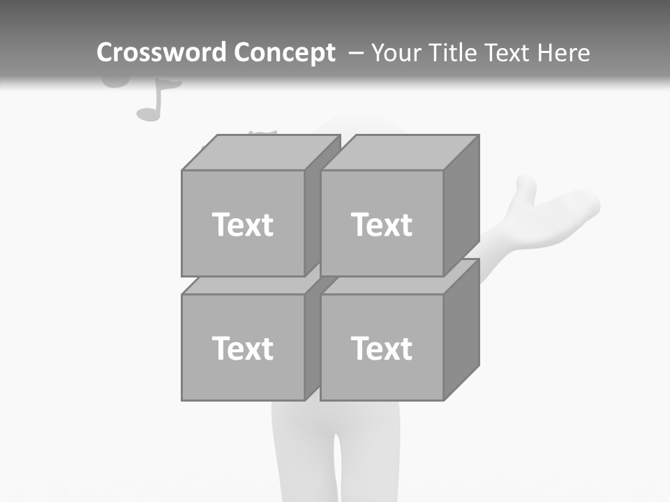 Senior  Young Finger PowerPoint Template