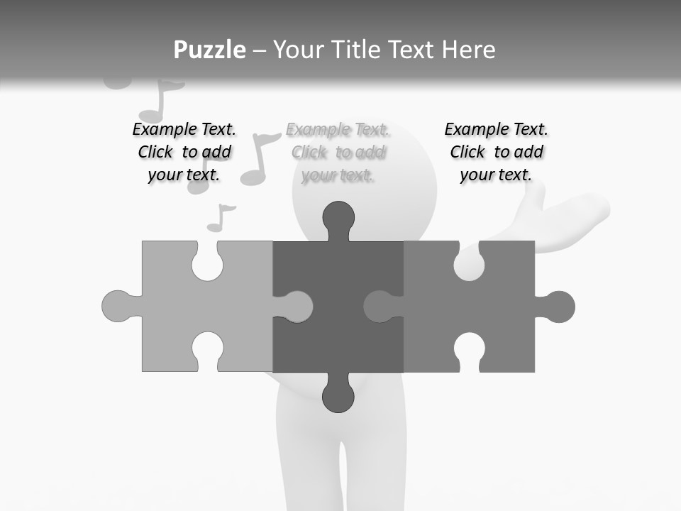 Senior  Young Finger PowerPoint Template