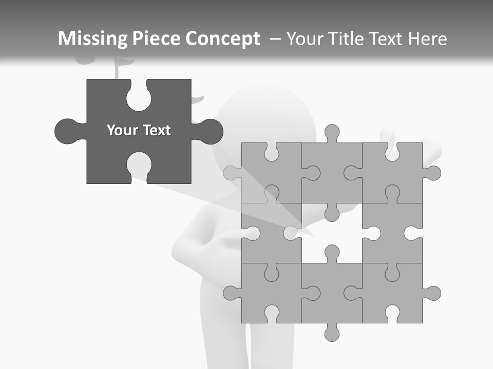 Senior  Young Finger PowerPoint Template