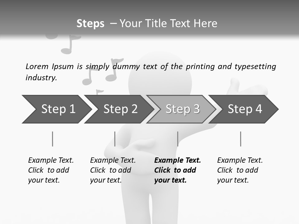 Senior  Young Finger PowerPoint Template