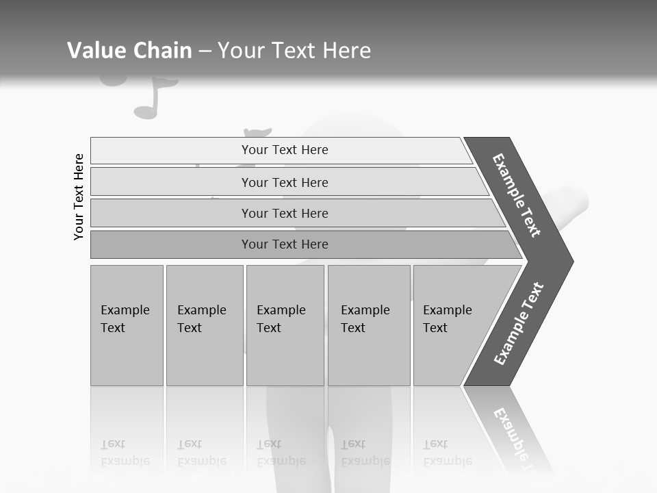 Senior  Young Finger PowerPoint Template
