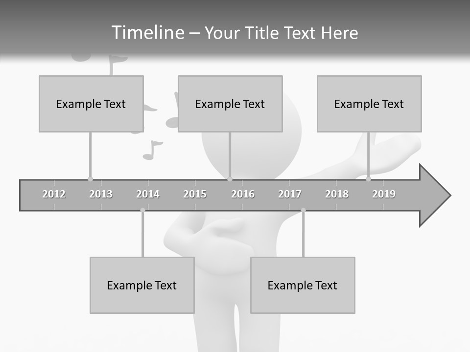 Senior  Young Finger PowerPoint Template