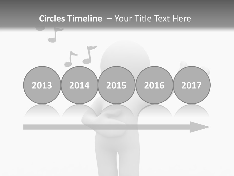 Senior  Young Finger PowerPoint Template