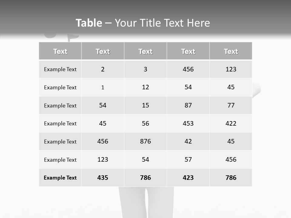 Senior  Young Finger PowerPoint Template