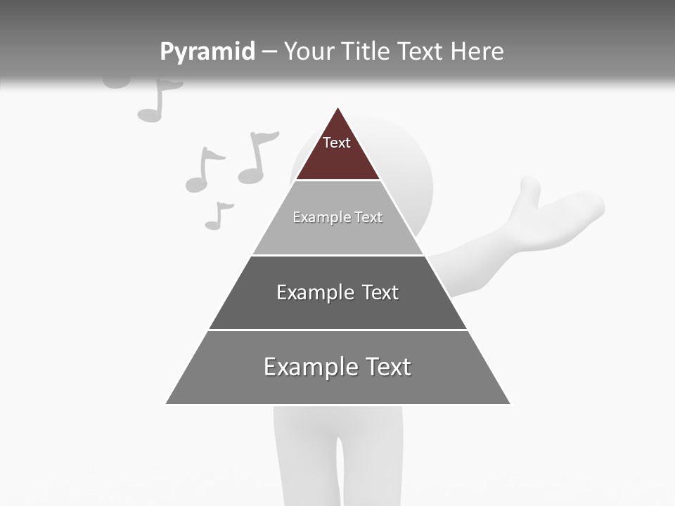 Senior  Young Finger PowerPoint Template
