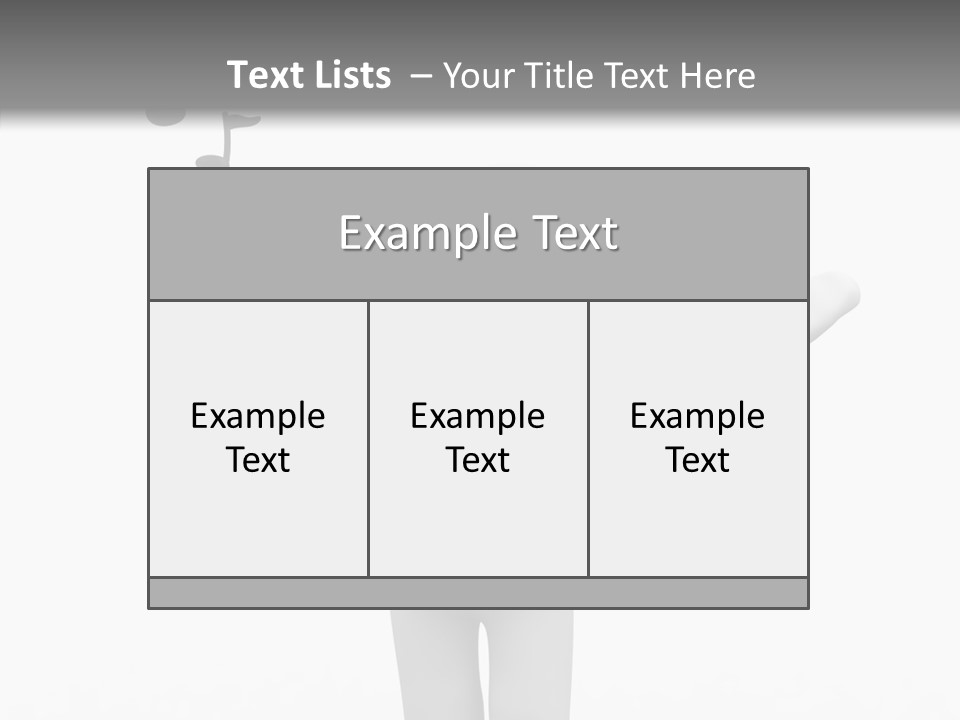 Senior  Young Finger PowerPoint Template