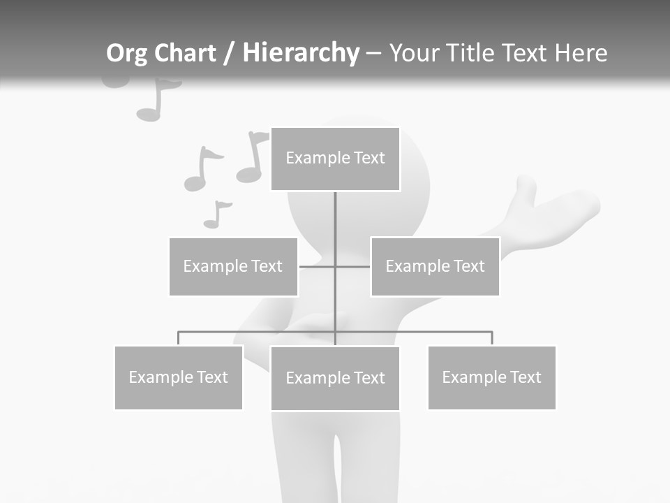 Senior  Young Finger PowerPoint Template