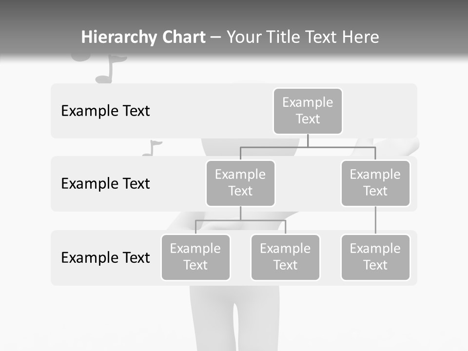 Senior  Young Finger PowerPoint Template
