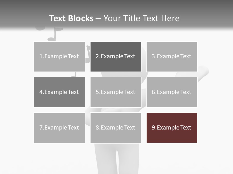 Senior  Young Finger PowerPoint Template