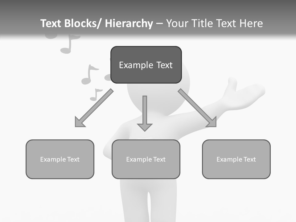 Senior  Young Finger PowerPoint Template