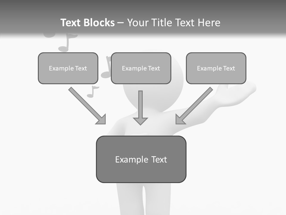 Senior  Young Finger PowerPoint Template