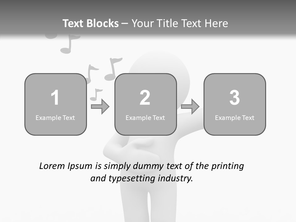 Senior  Young Finger PowerPoint Template