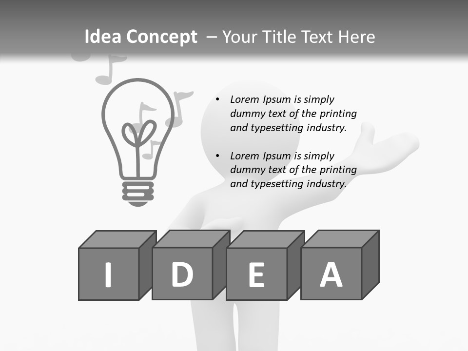 Senior  Young Finger PowerPoint Template