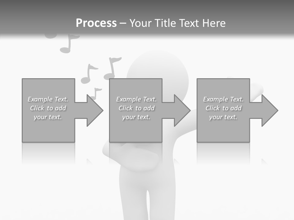 Senior  Young Finger PowerPoint Template