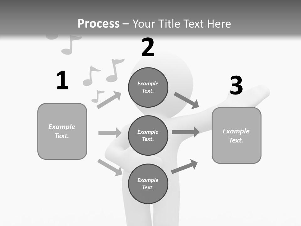 Senior  Young Finger PowerPoint Template