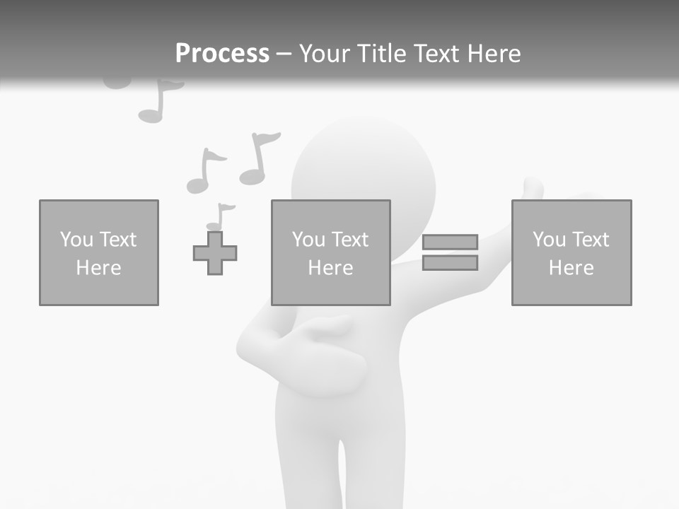 Senior  Young Finger PowerPoint Template