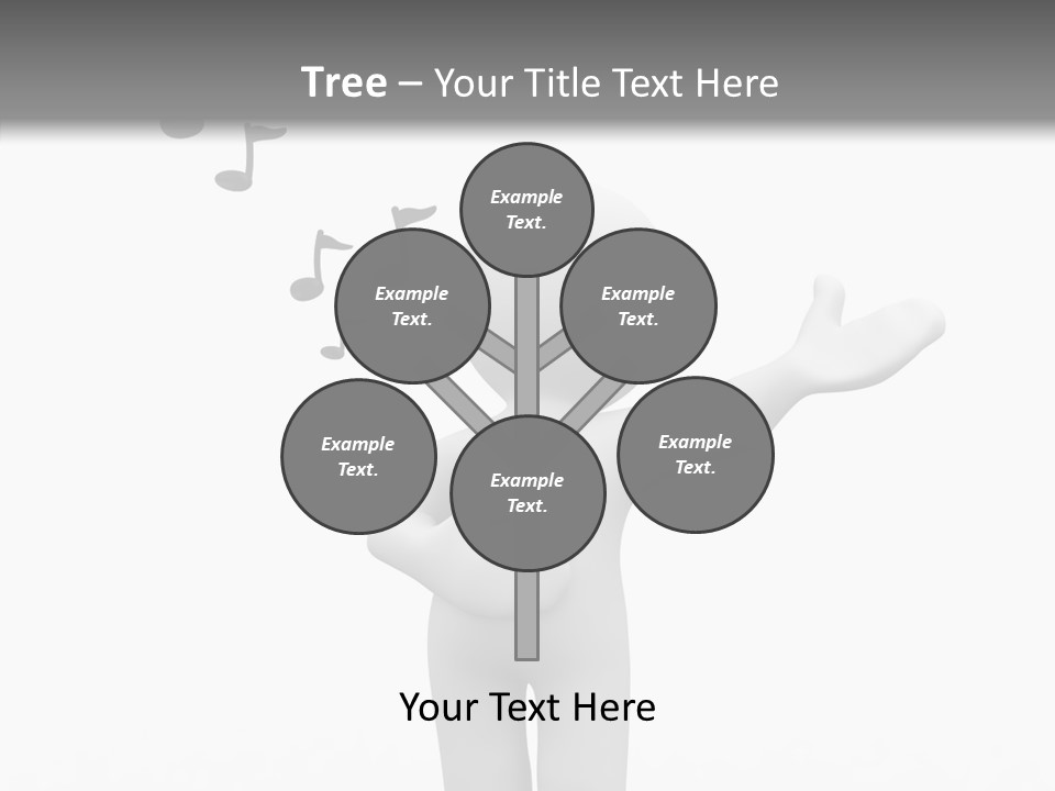 Senior  Young Finger PowerPoint Template