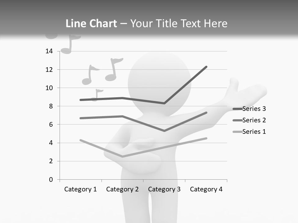 Senior  Young Finger PowerPoint Template