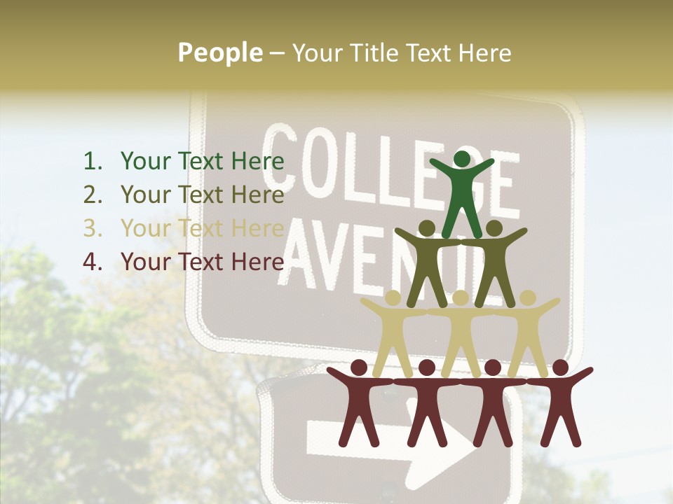 Assistance Human White Background PowerPoint Template