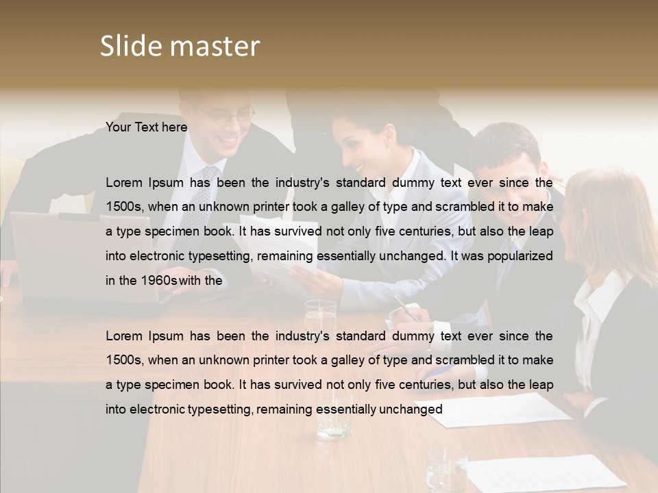 Aging Grandmother Background PowerPoint Template