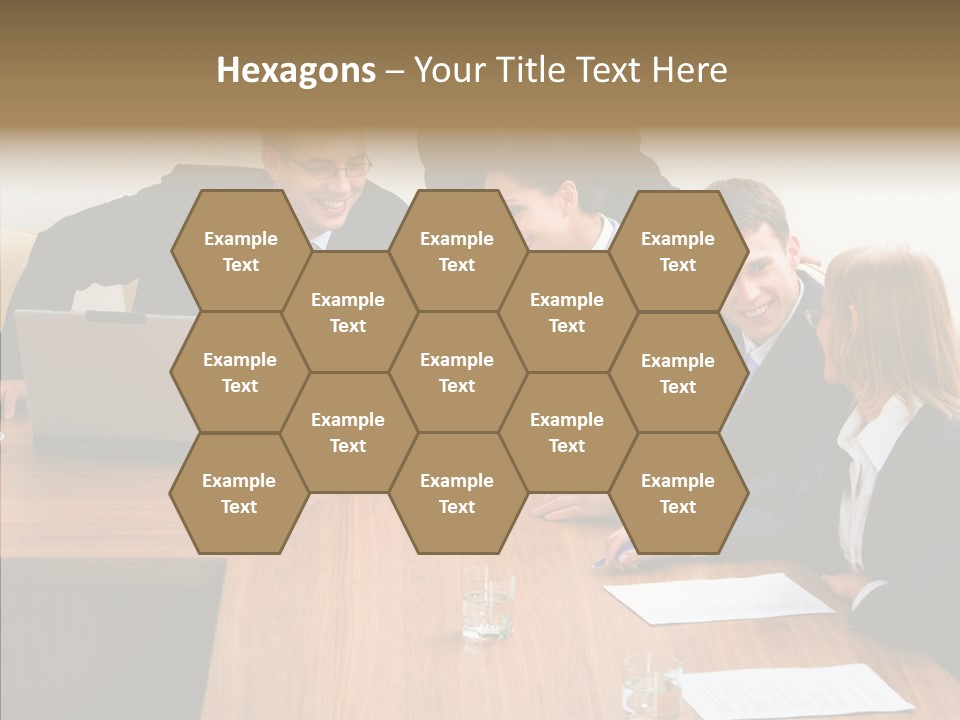 Aging Grandmother Background PowerPoint Template