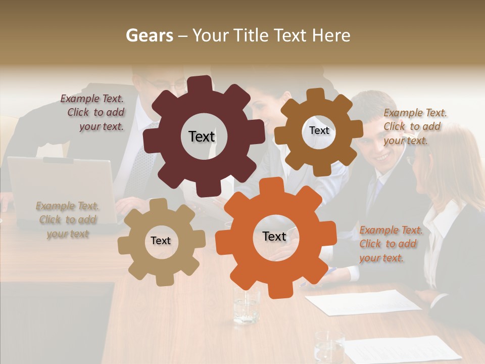 Aging Grandmother Background PowerPoint Template