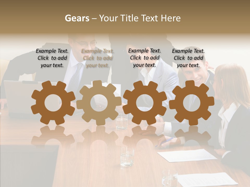 Aging Grandmother Background PowerPoint Template