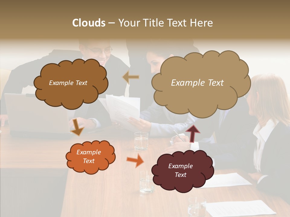 Aging Grandmother Background PowerPoint Template