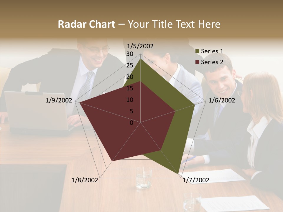 Aging Grandmother Background PowerPoint Template