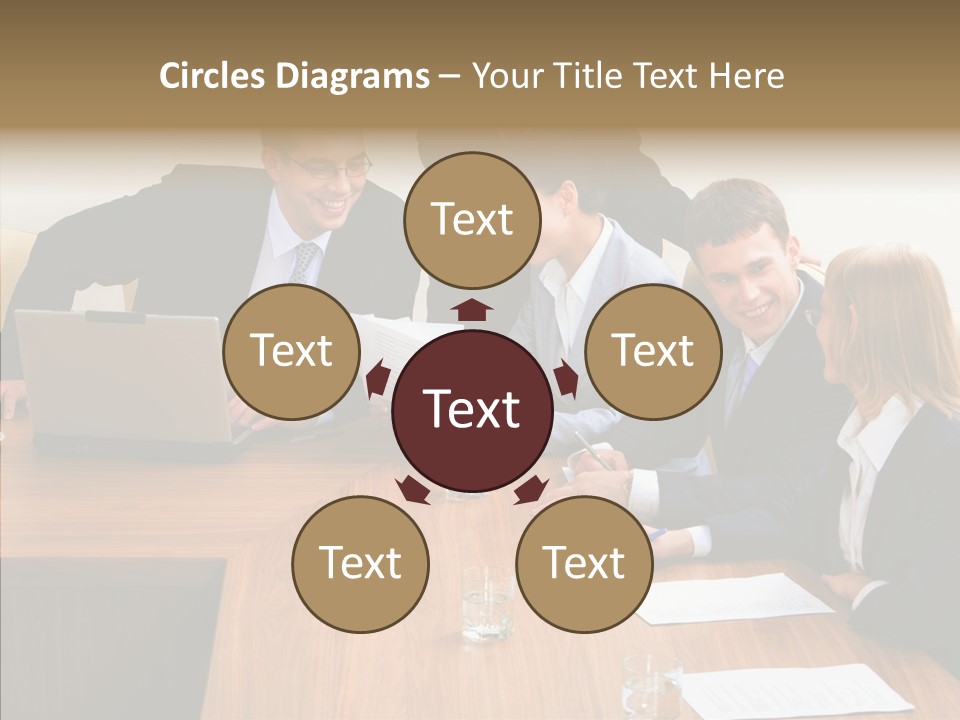 Aging Grandmother Background PowerPoint Template