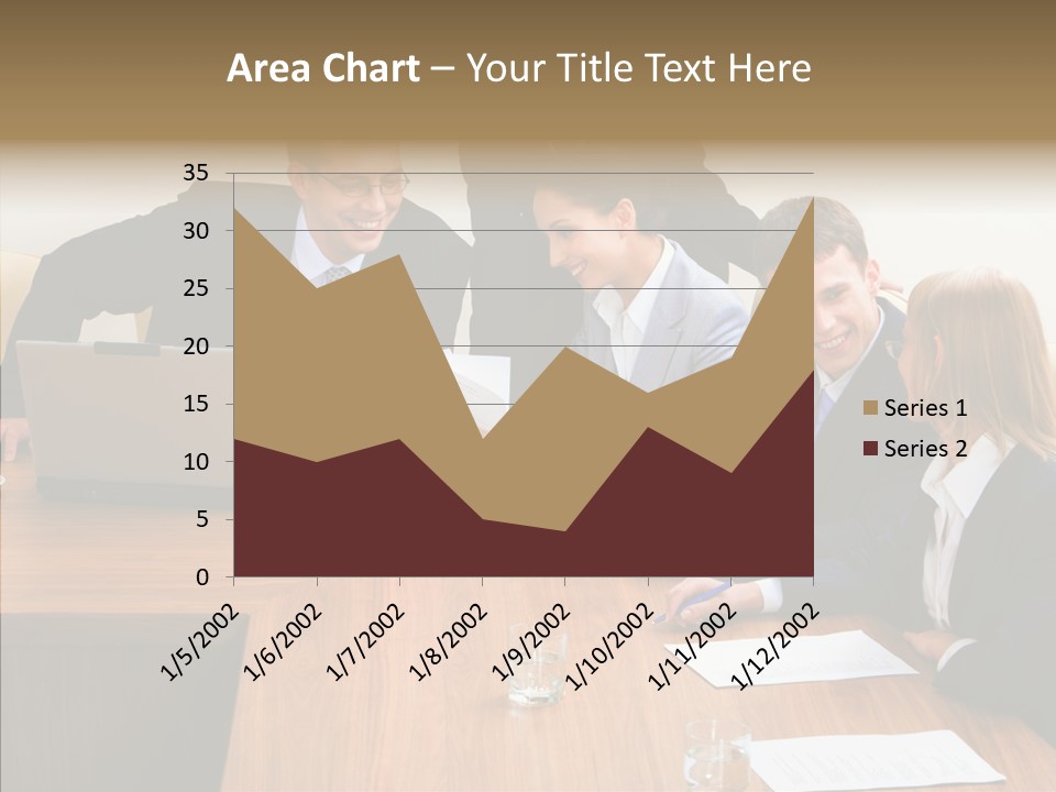 Aging Grandmother Background PowerPoint Template
