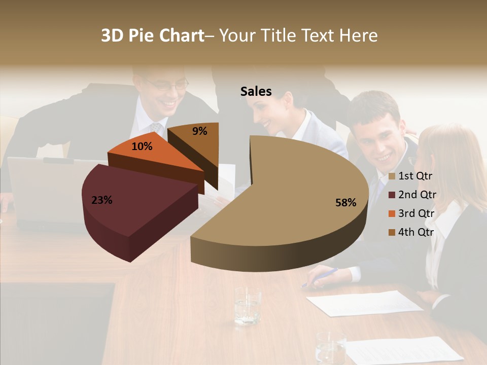 Aging Grandmother Background PowerPoint Template