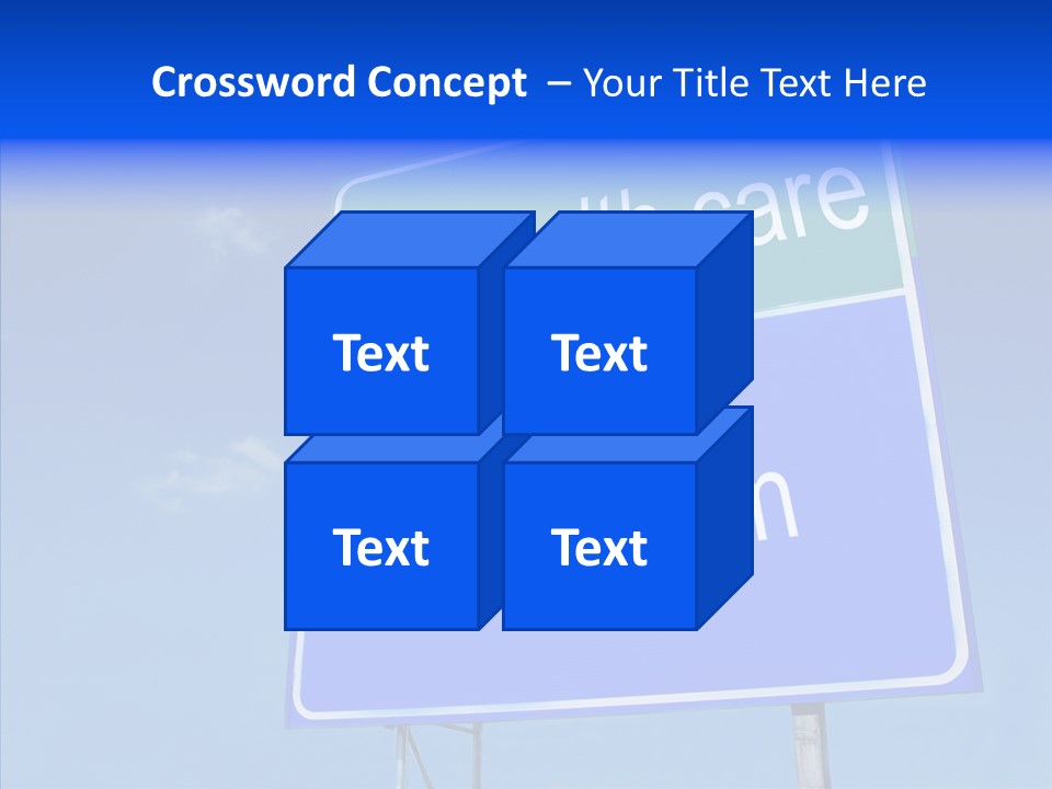 Elderly White Closeup PowerPoint Template