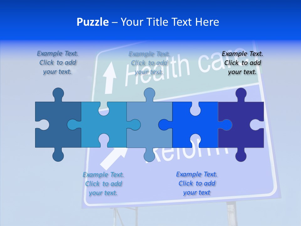 Elderly White Closeup PowerPoint Template